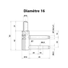 Exacta | mâle réglable